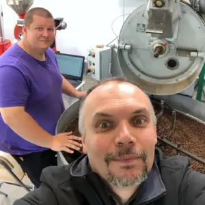 22 kg probat ug 22 coffee roaster and happy coffee business owners